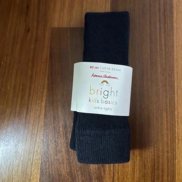 NWT Hanna Andersson Bright Basics Ankle Tights - Navy | 18-24 Months - Picture 2 of 4
